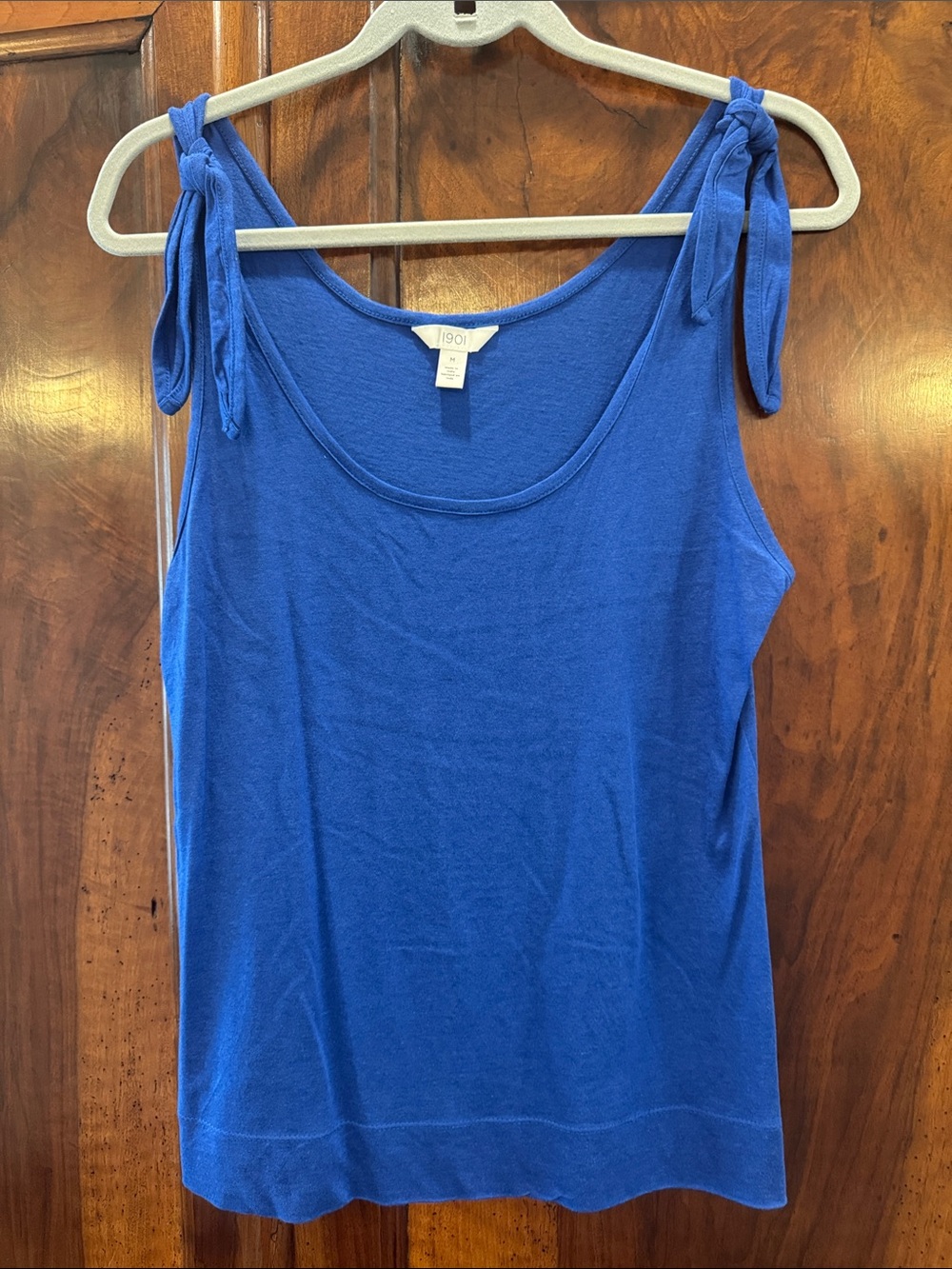 1901 Royal Blue Tie-Shoulder Tank